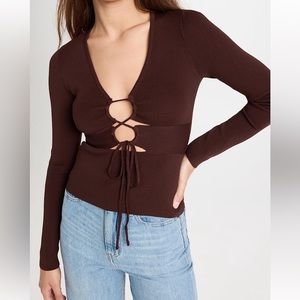 NWT ASTR Cutout Top